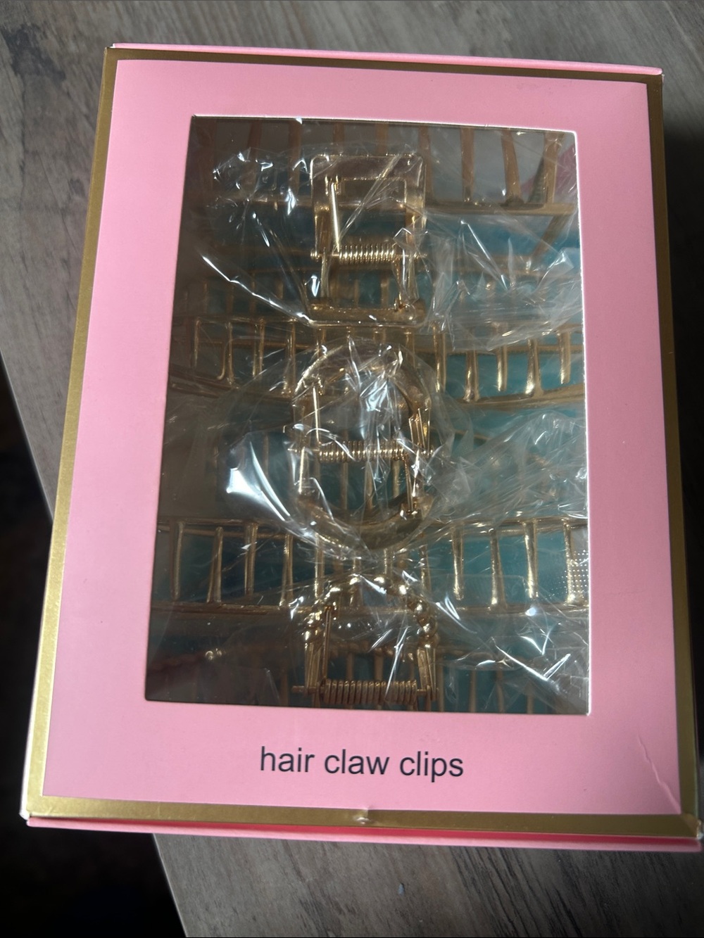 Hair Claw Clips - Gold